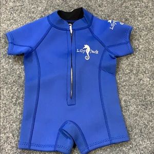 XS Lily and Jack neoprene wetsuit 6-12 months